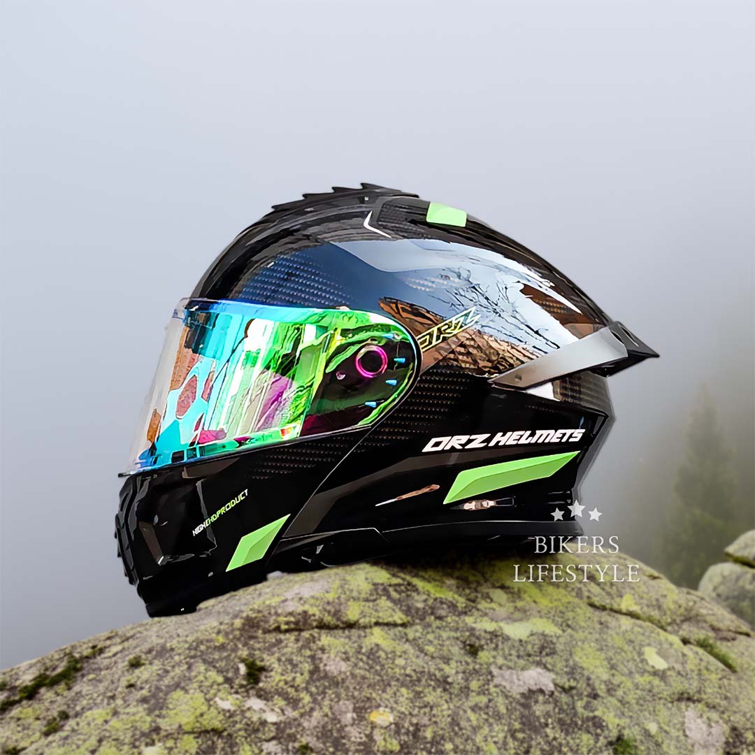 Motorcycle Helmet Flip-Up Dual Lens DOT & ECE Certified