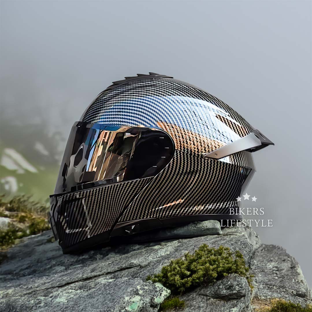 Motorcycle Helmet Flip-Up Dual Lens DOT & ECE Certified
