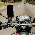 Motorcycle Phone Holder Shock-Resistant Stainless Steel