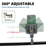 Motorcycle Phone Holder Shock-Resistant Stainless Steel