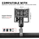Motorcycle Phone Holder Shock-Resistant Stainless Steel