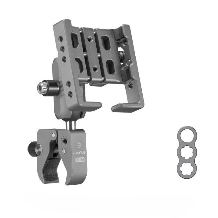 Motorcycle Phone Holder Shock-Resistant Stainless Steel