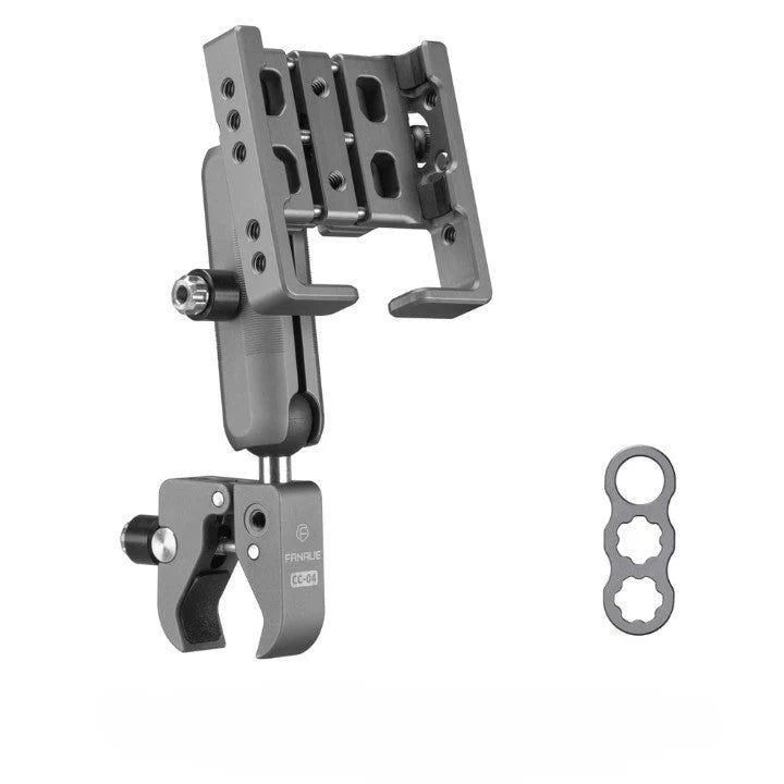 Motorcycle Phone Holder Shock-Resistant Stainless Steel