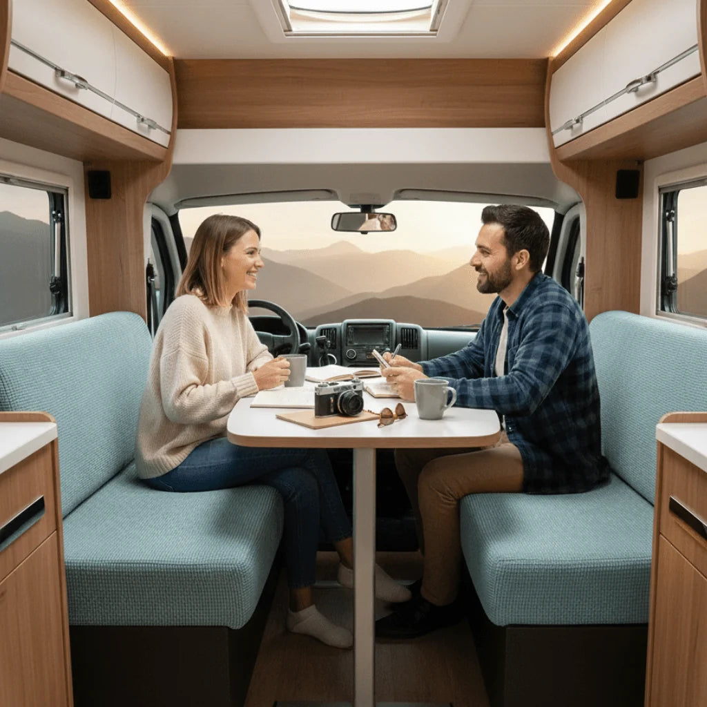 Motorhome Seat Cover Set Stretchy Universal Fit Upholstery Protection