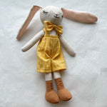 Mouse Doll Cotton-Linen Crocheted Floral Dress
