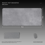 Mouse Pad Large Non-Slip Marble Design