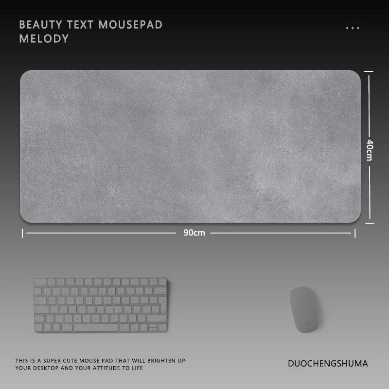 Mouse Pad Large Non-Slip Marble Design