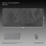 Mouse Pad Large Non-Slip Marble Design