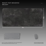 Mouse Pad Large Non-Slip Marble Design