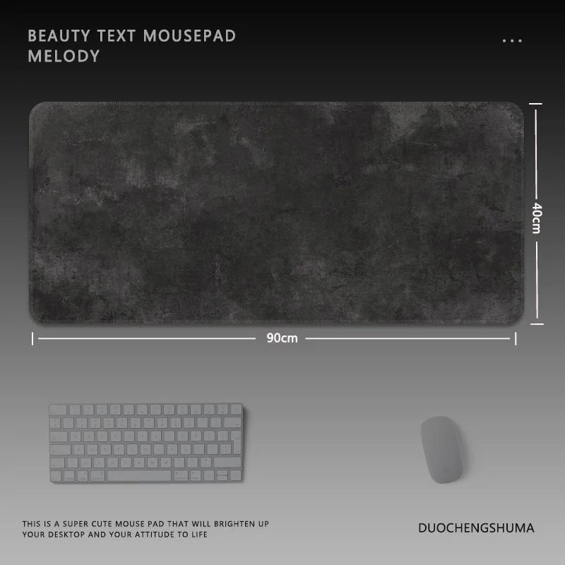 Mouse Pad Large Non-Slip Marble Design
