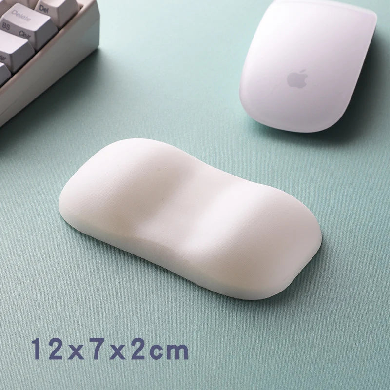 Mouse Wrist Rest Memory Foam Ergonomic Support Wipe-Clean Cover