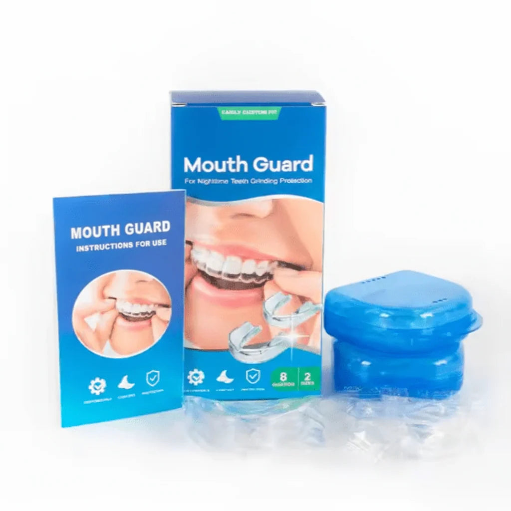 Mouthguard Boil-And-Bite Custom Fit Shock-Absorbing 8 Pack