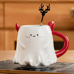 Mug 16 Oz Porcelain With Matching Stirring Stick
