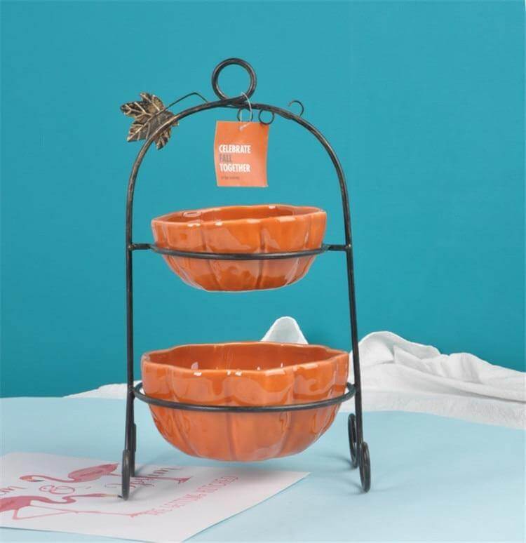 Mug And Bowl Set Ceramic Pumpkin-Shaped Set of 2