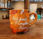 Mug And Bowl Set Ceramic Pumpkin-Shaped Set of 2