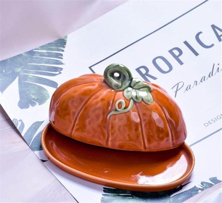Mug And Bowl Set Ceramic Pumpkin-Shaped Set of 2