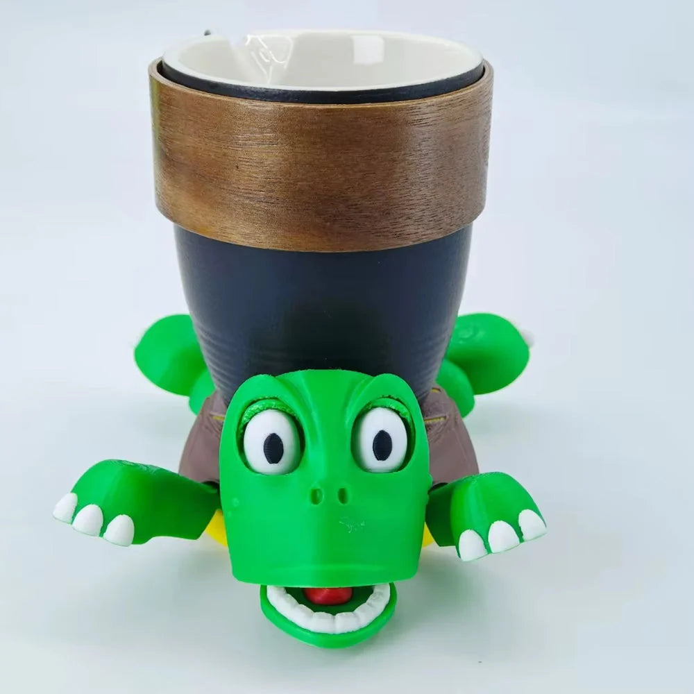 Mug Coaster Turtle Design 3D-Printed Furniture Protection