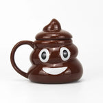 Mug Porcelain Cool-Touch Poop Emoji Design