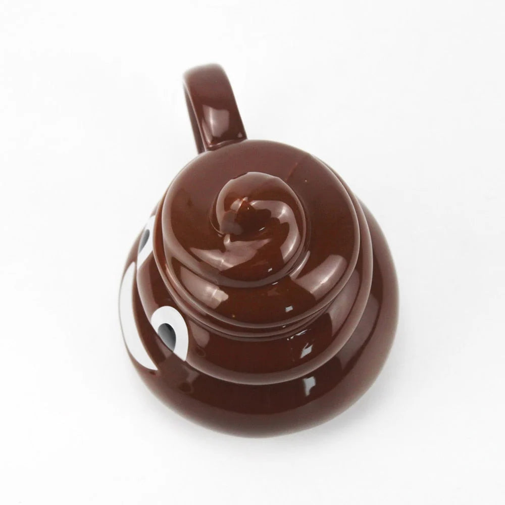 Mug Porcelain Cool-Touch Poop Emoji Design