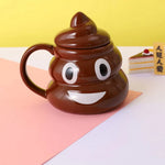 Mug Porcelain Cool-Touch Poop Emoji Design