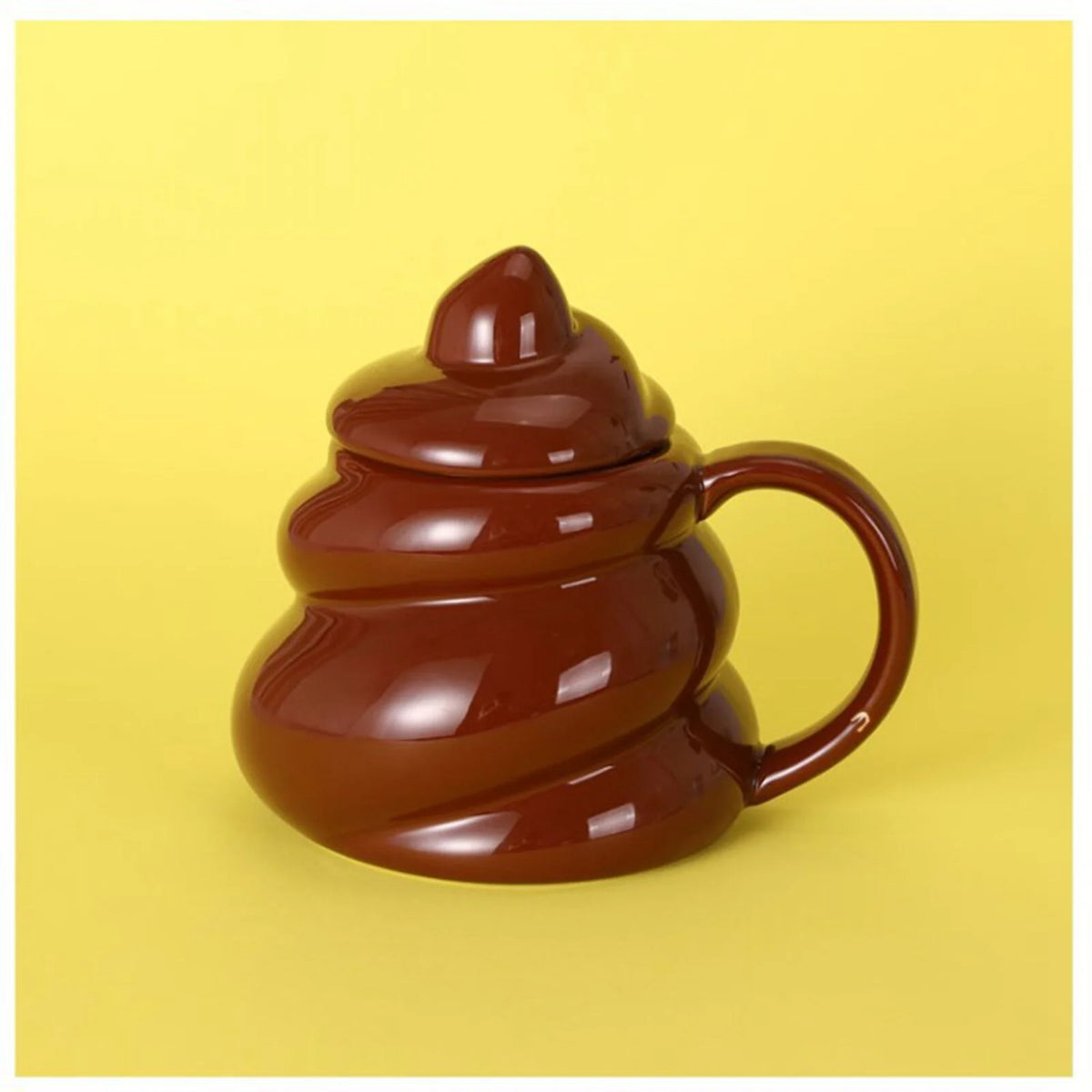 Mug Porcelain Cool-Touch Poop Emoji Design