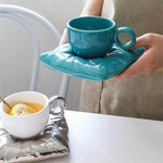Mug Set Ceramic Colorful Sculptural Design