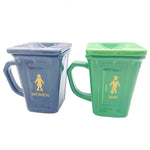 Mug Toilet-Shaped Ceramic Ergonomic Handle