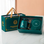Mug Warmer Set Thermostatic Ceramic Mug & Spoon
