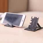 Multi-Tool Card Stainless Steel Adjustable Phone Stand