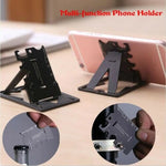 Multi-Tool Card Stainless Steel Adjustable Phone Stand