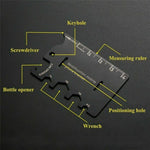 Multi-Tool Card Stainless Steel Adjustable Phone Stand