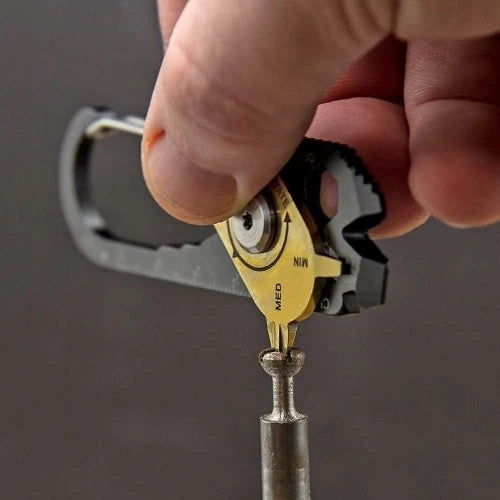 Multitool 20-in-1 Rotating Stainless Steel Keychain