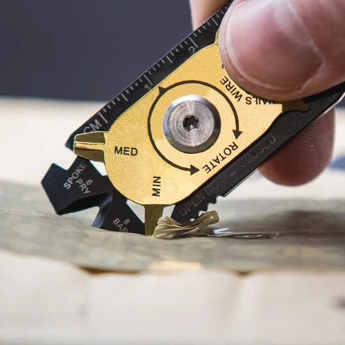 Multitool 20-in-1 Rotating Stainless Steel Keychain