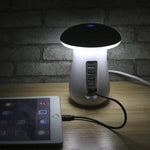 Mushroom Table Lamp LED USB Charging Station 5 Ports