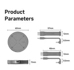 NVMe SSD Enclosure Magnetic USB-C 10Gbps