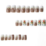Nail Art Kit Reindeer & Snowflake Easy Application
