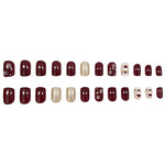 Nail Art Set 24-Color Festive Motifs & Glitter Accents