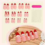 Nail Art Set Festive Red Glue Included