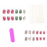 Nail Art Set Premium Gel Holiday Snowflake Designs