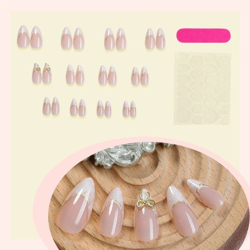Nail Art Stickers Gold Accents Intricate Patterns