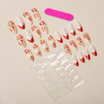 Nail Art Stickers Intricate Floral Long-Lasting & Easy Application