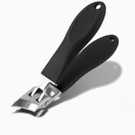 Nail Clipper Extra-Wide Opening Stainless Steel Anti-Splash Guard