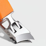 Nail Clipper Extra-Wide Opening Stainless Steel Anti-Splash Guard