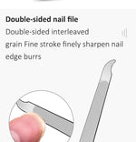 Nail Grooming Kit 6-Piece Stainless Steel Travel Case