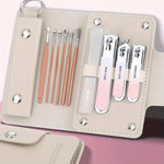 Nail Grooming Kit 6-Piece Stainless Steel Travel Case