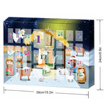 Nativity Advent Calendar 24 Plastic Figures for Christmas Story Play