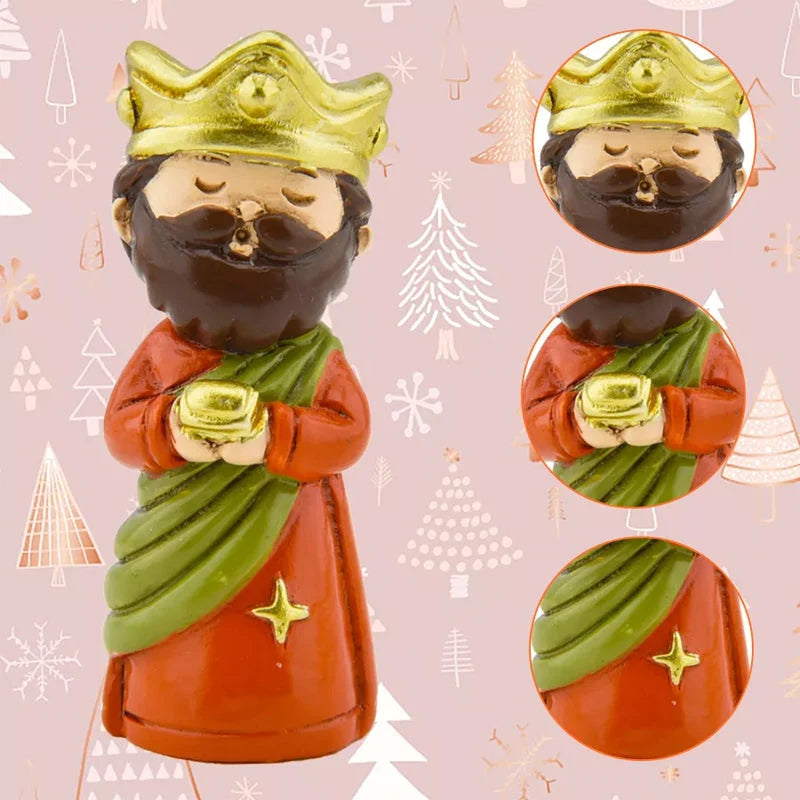 Nativity Advent Calendar 24 Plastic Figures for Christmas Story Play
