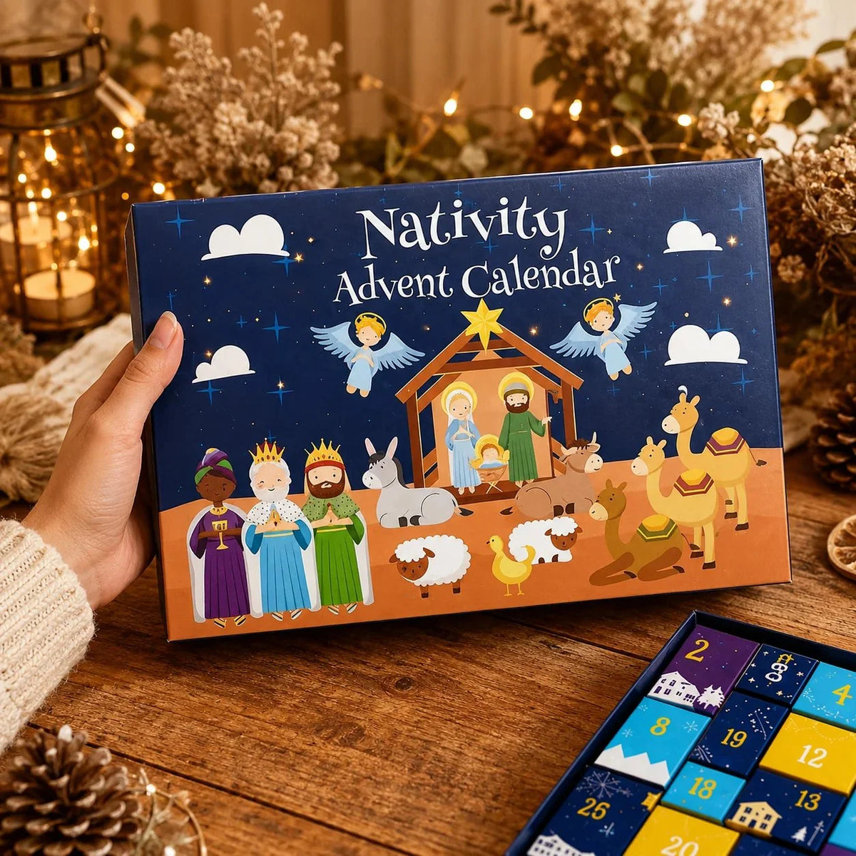 Nativity Advent Calendar 25-Piece Set For Children