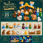 Nativity Advent Calendar 25-Piece Set For Children