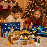 Nativity Advent Calendar 25-Piece Set For Children